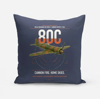 Thumbnail for IAR 80C design on navy blue pillow