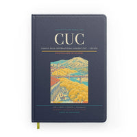 Thumbnail for Camilo Daza International Airport (CUC) design on navy blue notebook