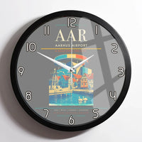 Thumbnail for Aarhus Airport AAR Wall-Clock Framed - Gray