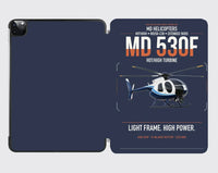 Thumbnail for MD Helicopters MD 530F design on navy blue ipad tablet case