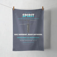 Thumbnail for Ascent AeroSystems Spirit design on navy blue towel