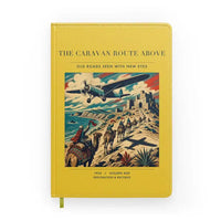 Thumbnail for VINTAGE G4332 - The Caravan Route Above - Designed Notebooks design on yellow