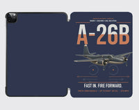Thumbnail for A-26B Invader design on navy blue ipad tablet case