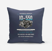 Thumbnail for IO-550 design on navy blue pillow