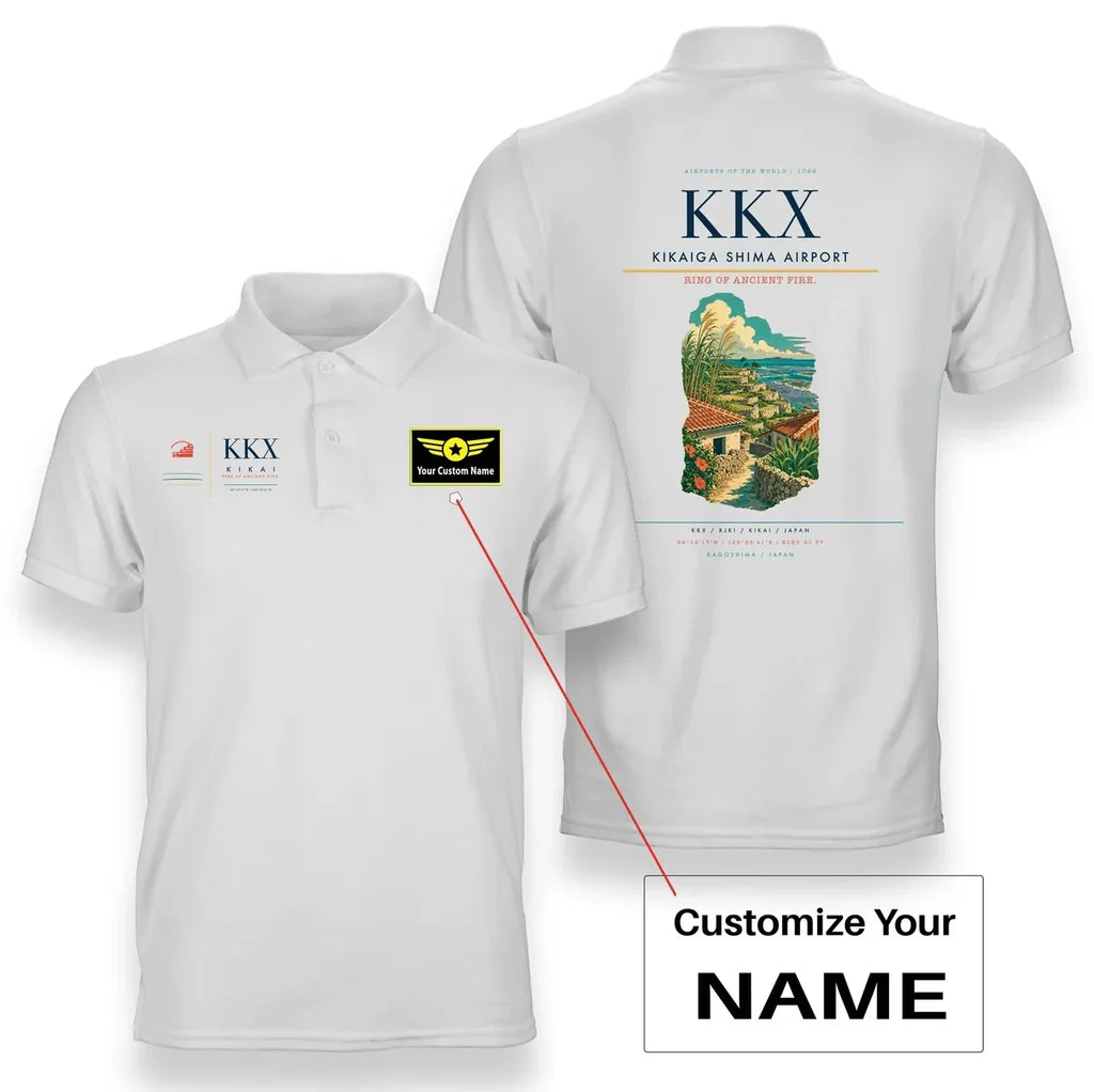 Kikaiga Shima Airport KKX White+Name