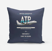 Thumbnail for British Aerospace ATP design on navy blue pillow