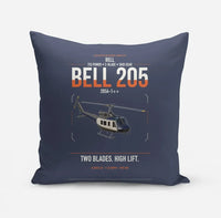 Thumbnail for Bell 205A-1++ design on navy blue pillow