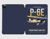 Thumbnail for Curtiss P-6E Hawk design on navy blue ipad tablet case