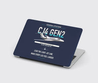 Thumbnail for Cessna Citation CJ4 Gen2 design on navy blue MacBook case