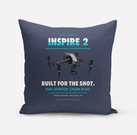 Thumbnail for DJI Inspire 2 design on navy blue pillow