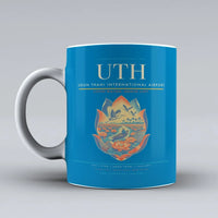 Thumbnail for Thani International Airport UTH Mug design on turquoise udon