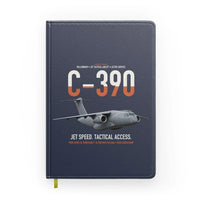 Thumbnail for C-390 Millennium design on navy blue notebook