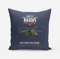 Thumbnail for NHIndustries NH90 TTH design on navy blue pillow