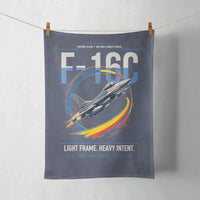 Thumbnail for F-16C Fighting Falcon design on navy blue towel