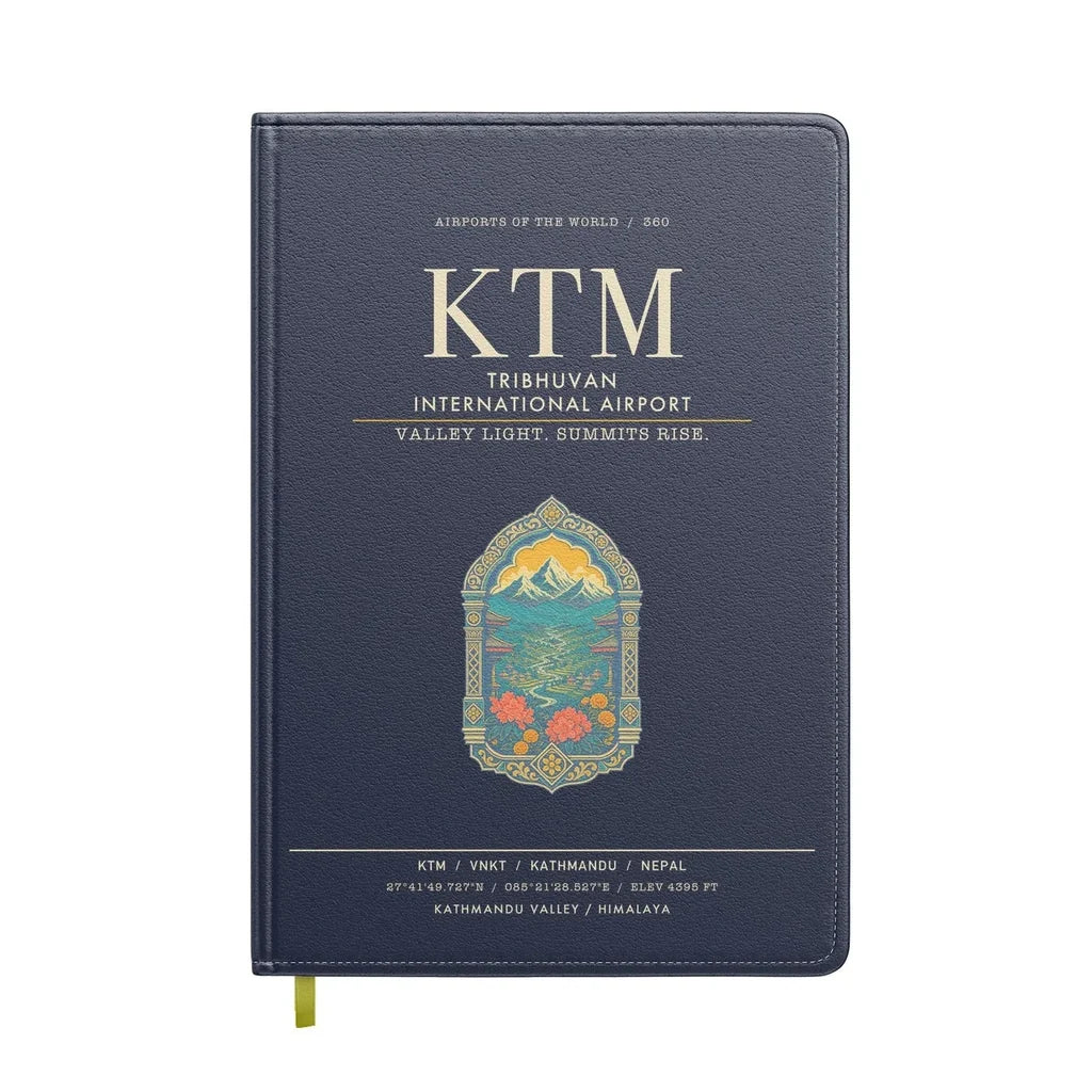 Tribhuvan International Airport Kathmandu KTM - Navy Blue