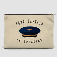 Thumbnail for Your Captain Is Speaking Zipper Pouch - view 16
