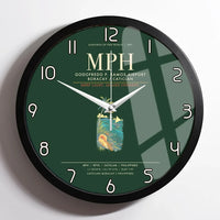 Thumbnail for Godofredo P. Ramos Airport Boracay Caticlan MPH Wall-Clock Framed - Dark Green