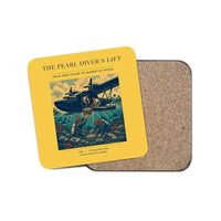 Thumbnail for The Pearl Diver's Lift - Designed Coasters design on yellow 1-piece