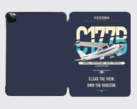 Thumbnail for Cessna 177B Cardinal design on navy blue ipad tablet case