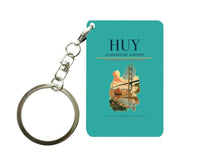 Thumbnail for Humberside Airport (HUY) design on turquoise key chain