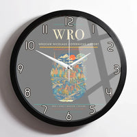 Thumbnail for Wrocaw Nicolaus Copernicus Airport WRO Wall-Clock Framed - Gray