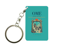 Thumbnail for Nome Airport (OME) design on turquoise key chain