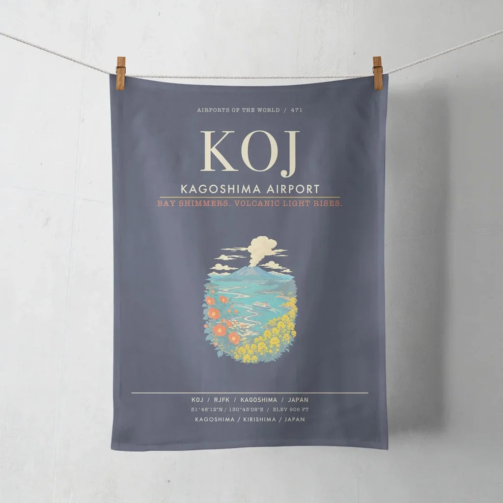 Kagoshima Airport KOJ - Navy Blue