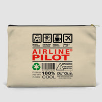 Thumbnail for Airline Pilot Label Zipper Pouch - view 16