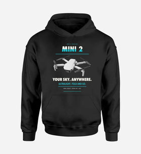 Single-Side Printing — DJI Mini 2 Drone Double-Side Hoodie