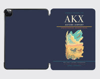 Thumbnail for Aktobe Airport (AKX) design on navy blue ipad tablet case