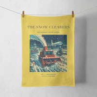 Thumbnail for VINTAGE G4105 - The Snow Clearers - Designed Towels design on yellow