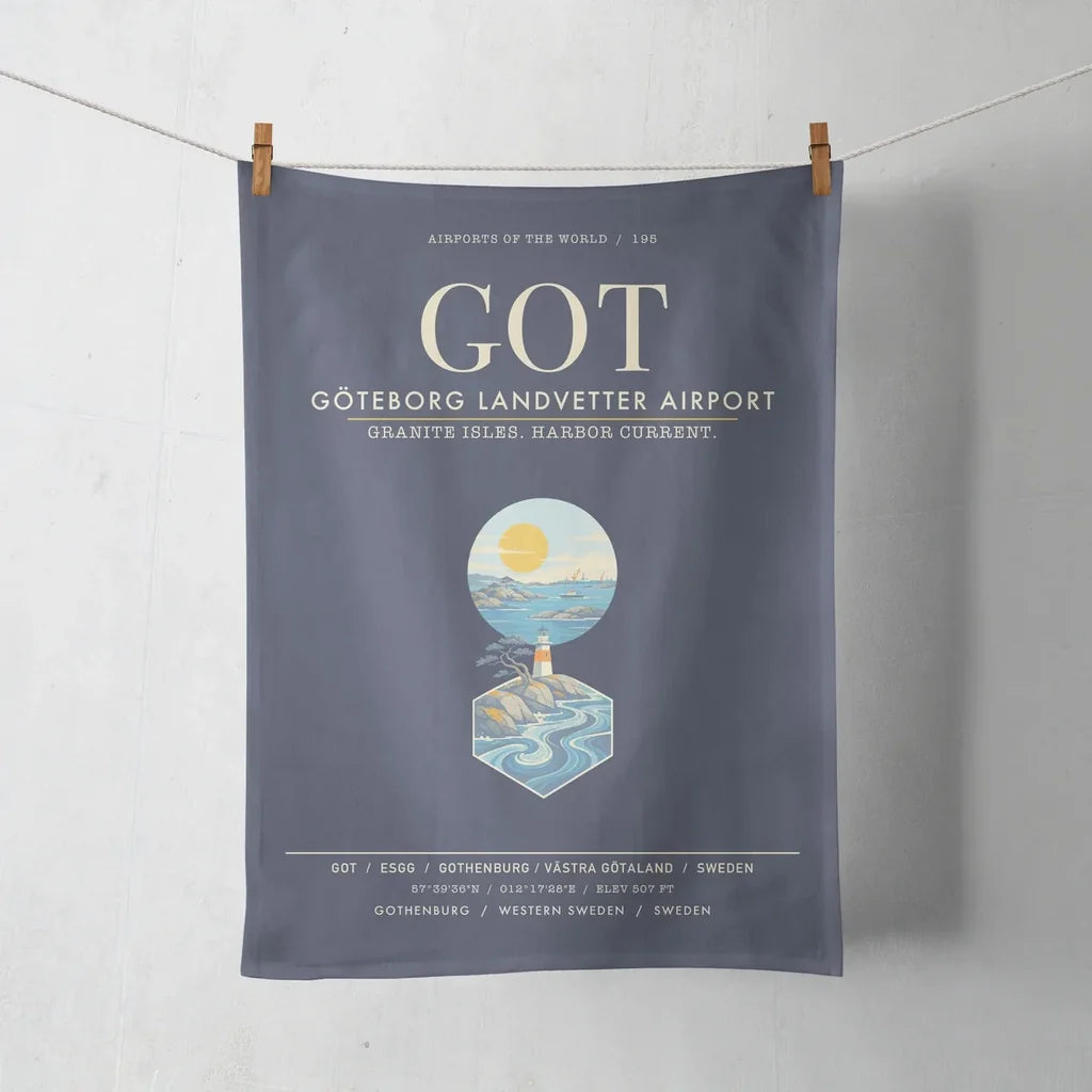 Goteborg Landvetter Airport GOT - Navy Blue