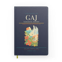 Thumbnail for Yamagata Airport (GAJ) design on navy blue notebook