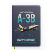 Thumbnail for A-3B Skywarrior design on navy blue notebook