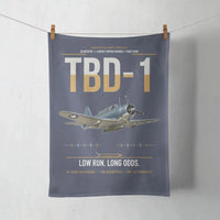 Thumbnail for TBD-1 Devastator design on navy blue towel