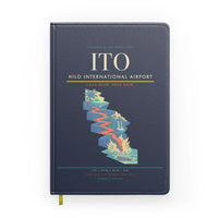 Thumbnail for Hilo International Airport (ITO) design on navy blue notebook