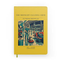 Thumbnail for VINTAGE G4378 - The Midnight Cleaning Crew - Designed Notebooks design on yellow
