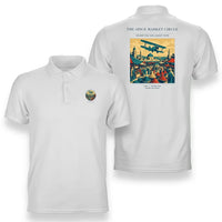 Thumbnail for VINTAGE G4498 - The Spice Market Circle - Double-Side Polo T-Shirt design on white