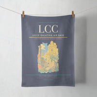 Thumbnail for Lecce Galatina Air Base (LCC) design on navy blue towel