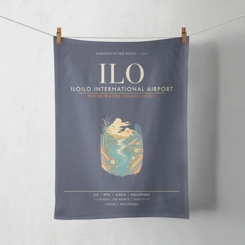Iloilo International Airport ILO - Navy Blue