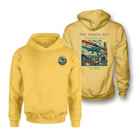 Thumbnail for VINTAGE G4015 - The Airmail Run - Double-Side Hoodie design on yellow double side