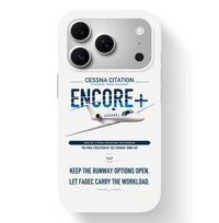 Thumbnail for Cessna Citation Encore+ design on white magsafe iphone case, for iPhone 17 Pro