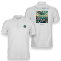 Thumbnail for VINTAGE G4036 - The Skywriters - Double-Side Polo T-Shirt design on white
