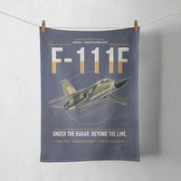 Thumbnail for F-111F Aardvark design on navy blue towel