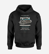 Thumbnail for PW127M design on black hoodie single side
