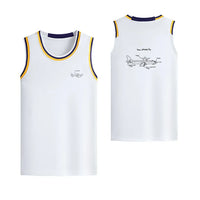 Thumbnail for How Planes Fly Designed Basketball Style Sports Tank Tops - view 16