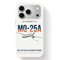 Thumbnail for MQ-25A STINGRAY design on white magsafe iphone case, for iPhone 17 Pro