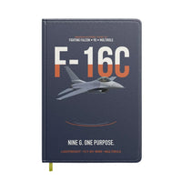 Thumbnail for F-16C Fighting Falcon Nine G One Purpose design on navy blue notebook
