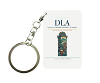 Thumbnail for Douala International Airport DLA Key Chain design on white key chain