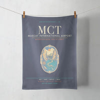 Thumbnail for Muscat International Airport MCT - Mountain Gate Current - Navy Blue